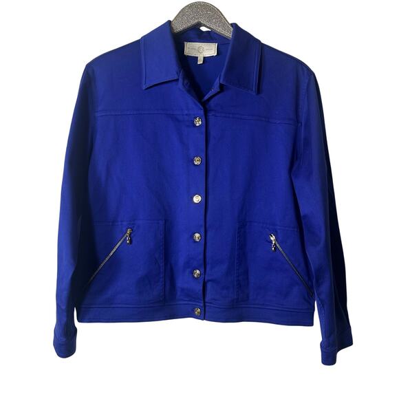 St. John Sport Royal Blue Jacket - Picture 1 of 6